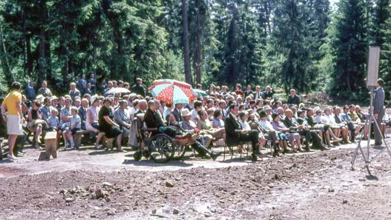 Foto: Einweihungsfeier des Tannenhofes 1967
