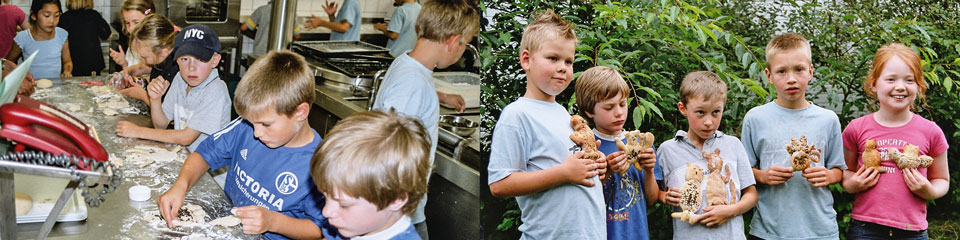Foto: Kinder backen - Produktion >> Präsentation >> :-)